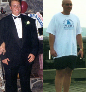 I helped my close friend Matt Leger lose 191 lbs in 18 months. This inspired me to get into personal training.