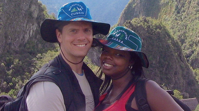 Here we are on our Honeymoon in Peru.